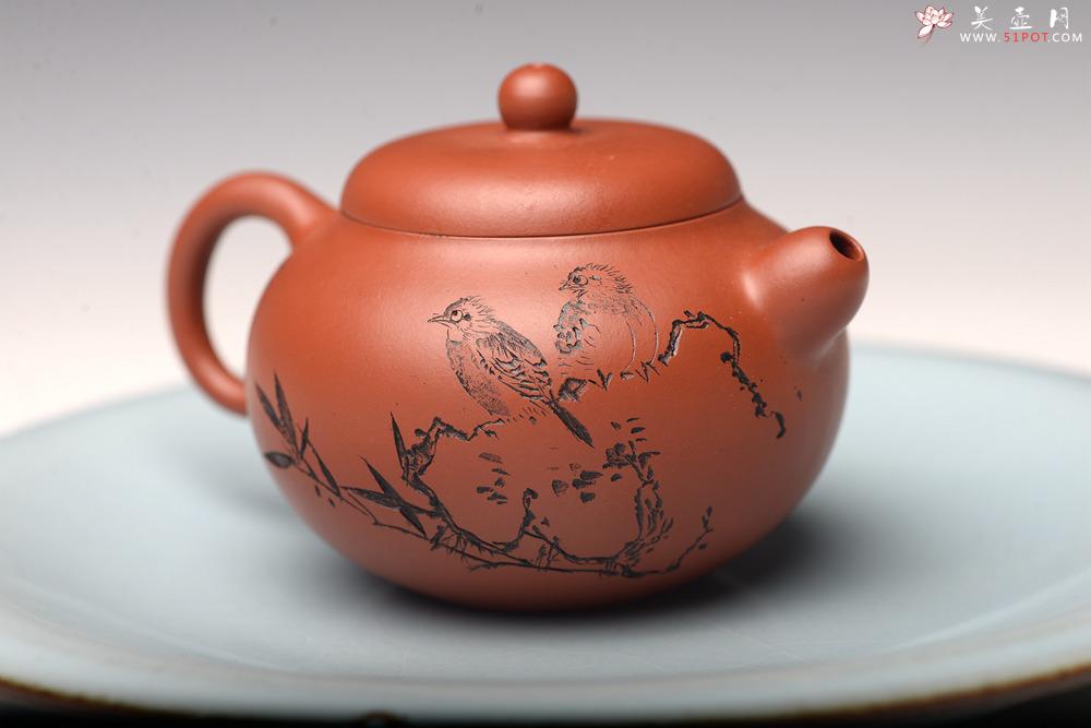 紫砂壶图片：茶盘尤物 原矿纯朱泥 秀珠 饱满俏人 赏玩皆宜,  - 美壶网