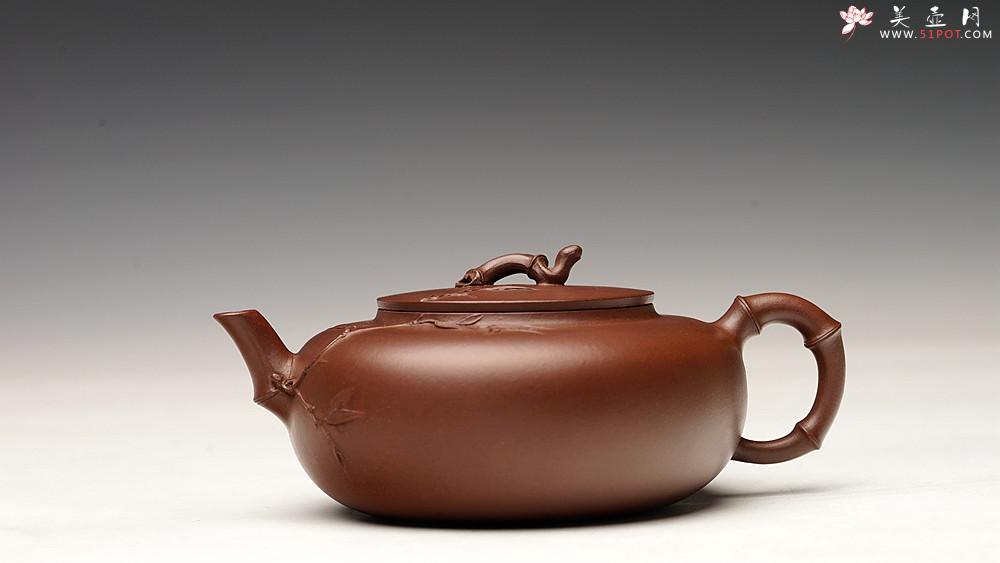 紫砂壶图片：潘丹初丙申秋 文气秀雅 原创作品 灵秀生动 全手紫竹~ 妙趣横生 - 美壶网