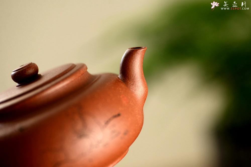 紫砂壶图片：实用佳器 雅致文气 汲古壶 - 美壶网