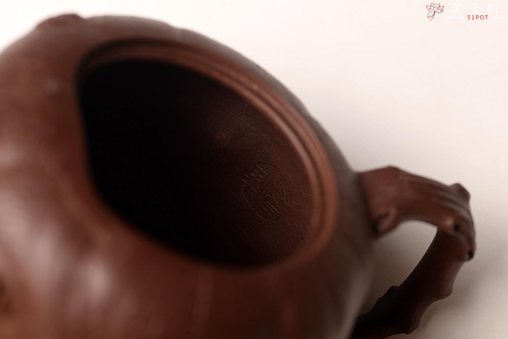 紫砂壶图片:花货新风尚 妙趣横生 潘丹初经典全手之作 玄木 木叶动秋声~ - 美壶网