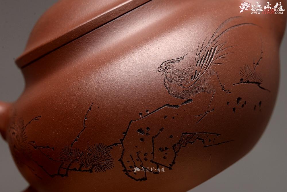 紫砂壶图片：钱伟刚新品 莲子 器型饱满 实用佳品 - 美壶网