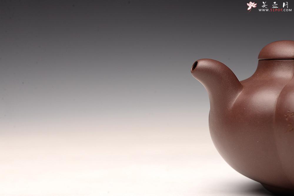 紫砂壶图片：酒虎丙申夏 精品之作 大气磅礴 全手工上合桃 和石装饰 珍藏 - 美壶网