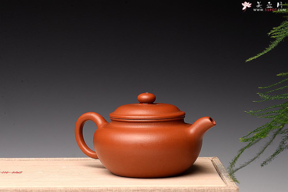 紫砂壶图片：优质朱泥 娇艳迷人 全手仿古 传统实用 - 美壶网