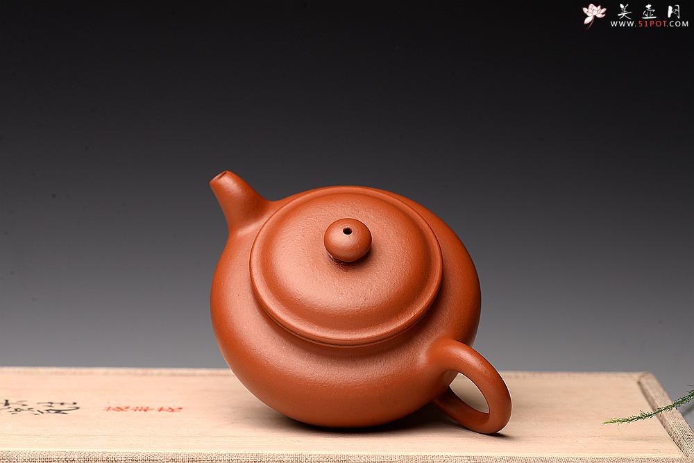 紫砂壶图片：优质朱泥 娇艳迷人 全手仿古 传统实用 - 美壶网