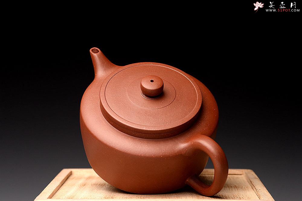 紫砂壶图片：路达丙申全手新作 线条挺拔 单片拍打成型 性价比高 圆璧 - 美壶网