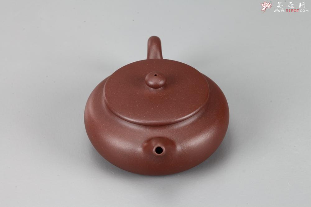 紫砂壶图片：美壶特惠 线条优美 扁仿古 - 美壶网