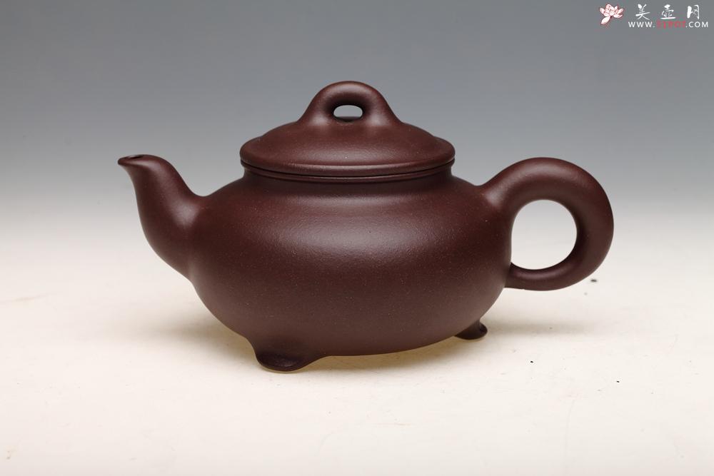 紫砂壶图片：三足丰韵 - 美壶网