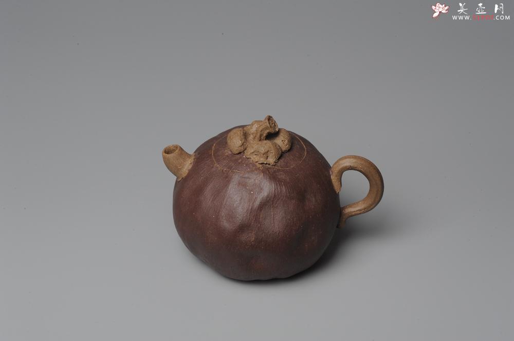 紫砂壶图片：全手工仿生花货 山竹 - 美壶网