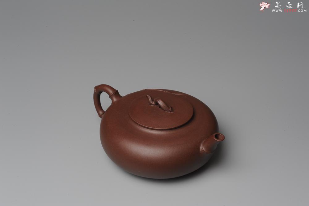 紫砂壶图片：原创全手工紫竹 收藏佳作 - 美壶网