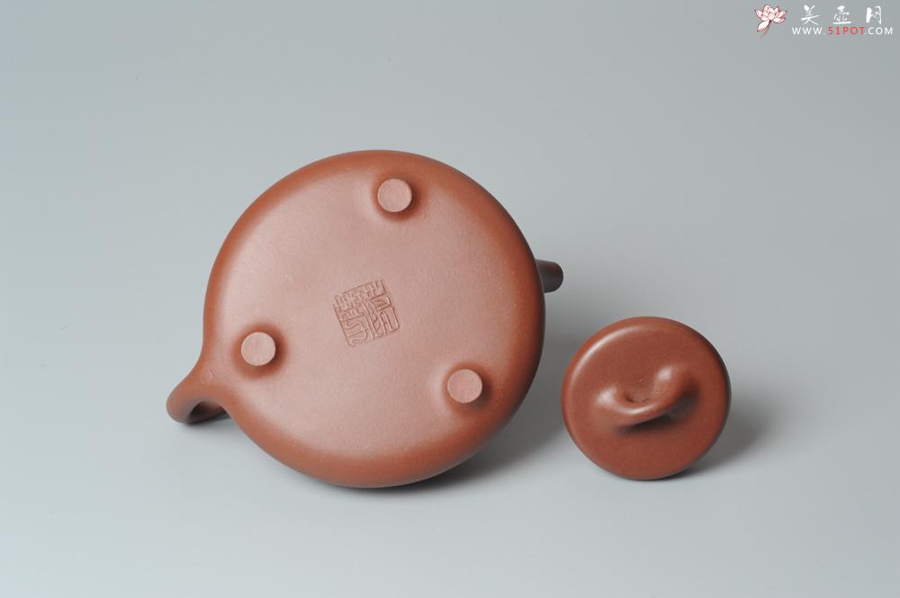 紫砂壶图片：袁冠定文气装饰 全手工子冶石瓢 - 美壶网