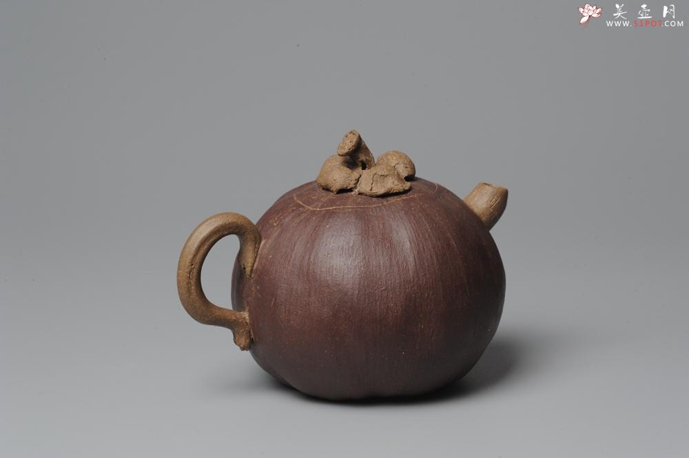 紫砂壶图片：全手工仿生花货 山竹 - 美壶网