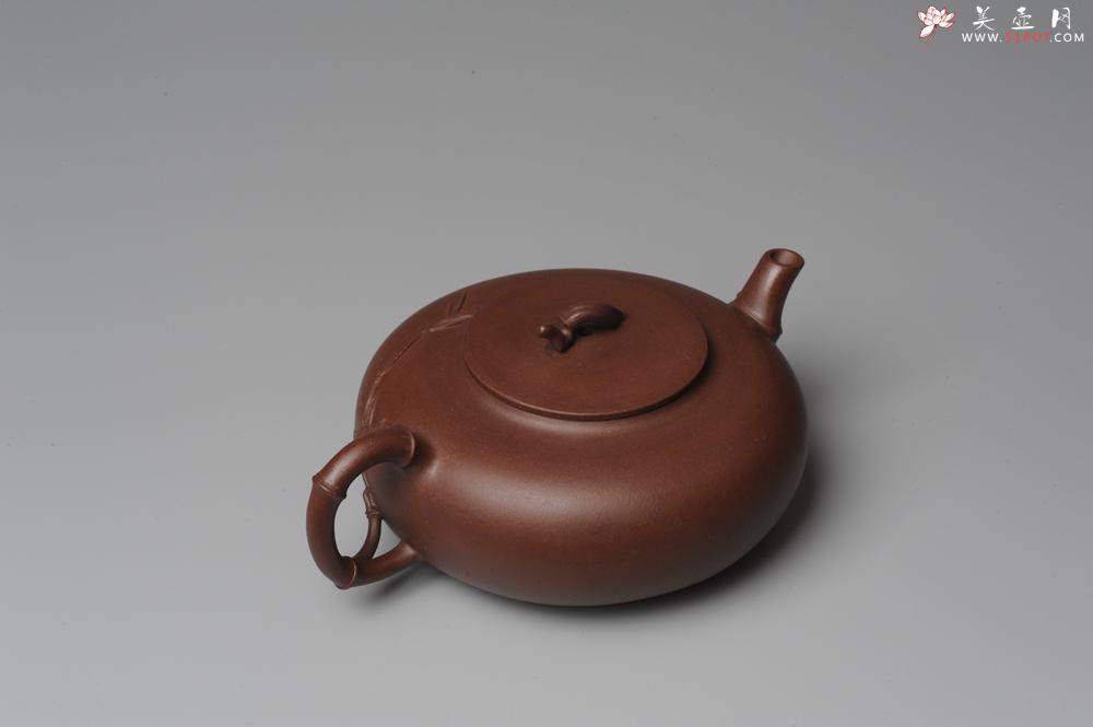 紫砂壶图片：原创全手工紫竹 收藏佳作 - 美壶网