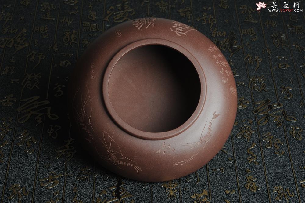 紫砂壶图片：俊儒装饰  素雅  水盂 水洗 水陪 文气十足 - 美壶网