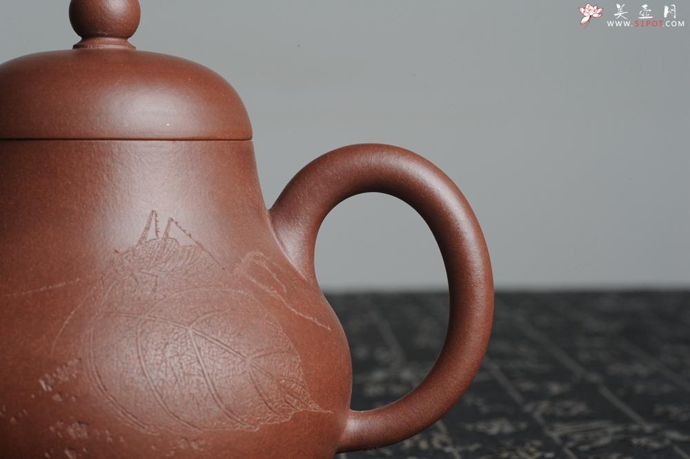 紫砂壶图片:优质紫泥 全手工 思亭 - 美壶网