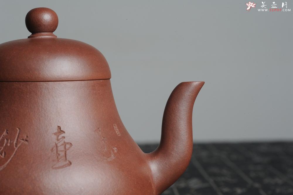紫砂壶图片:优质紫泥 全手工 思亭 - 美壶网