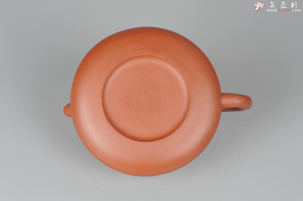 紫砂壶图片：小红泥也是朱泥全手工葫芦 司磊精心装饰 - 美壶网