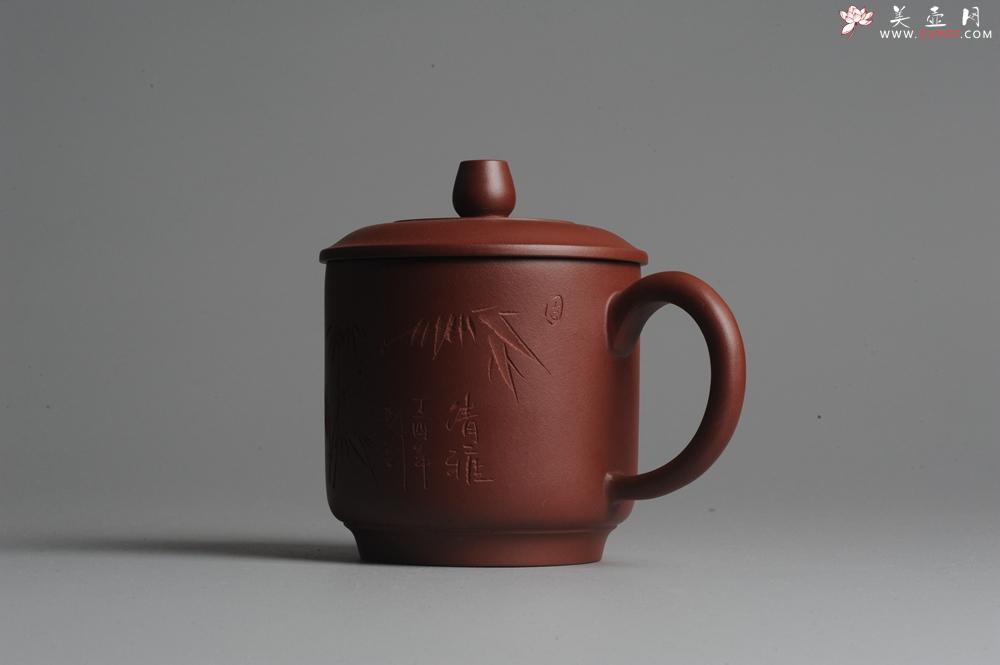 紫砂壶图片：美壶双节特惠 清雅秀竹盖杯 - 美壶网