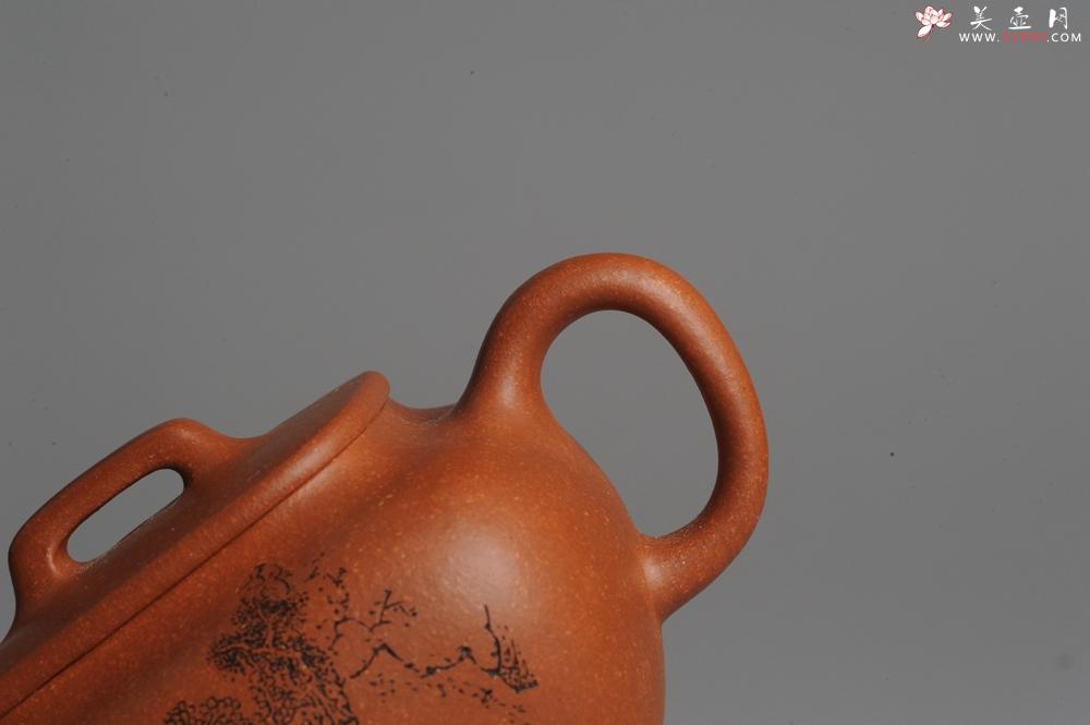 紫砂壶图片：美壶回馈 特惠小四方 一捺底 装饰文气 油润的降坡泥 - 美壶网