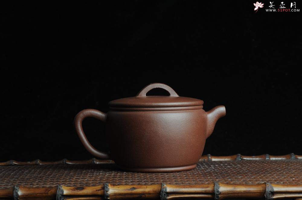 紫砂壶图片:美壶特惠 优质紫泥汉瓦 摹曼生铭文 文气十足 - 美壶网