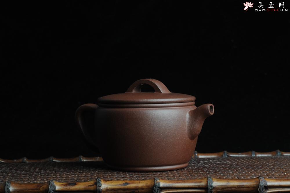 紫砂壶图片:美壶特惠 优质紫泥汉瓦 摹曼生铭文 文气十足 - 美壶网