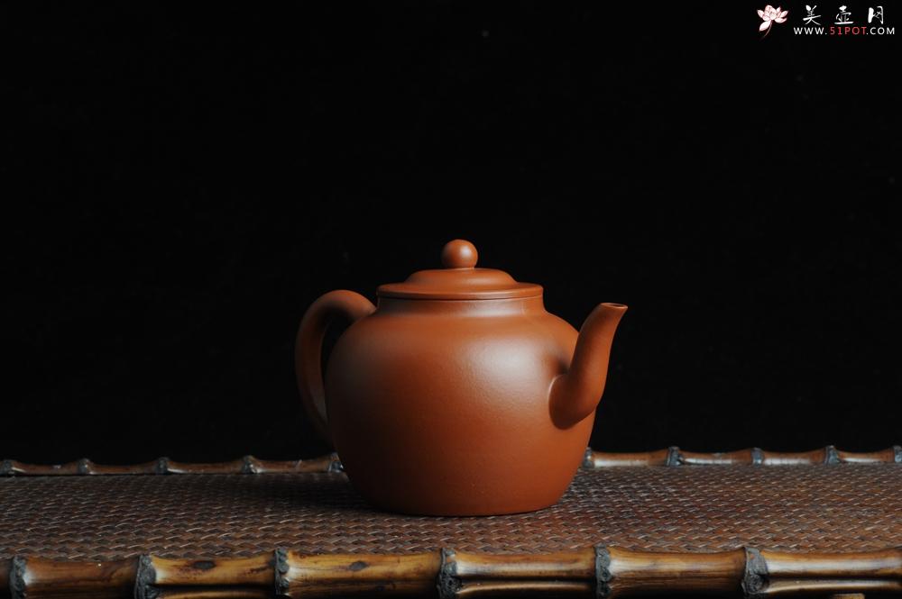 紫砂壶图片：美壶特惠 非铁红色素泥 优质朱泥古莲子 - 美壶网