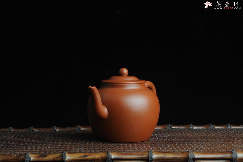 紫砂壶图片：美壶特惠 非铁红色素泥 优质朱泥古莲子 - 美壶网