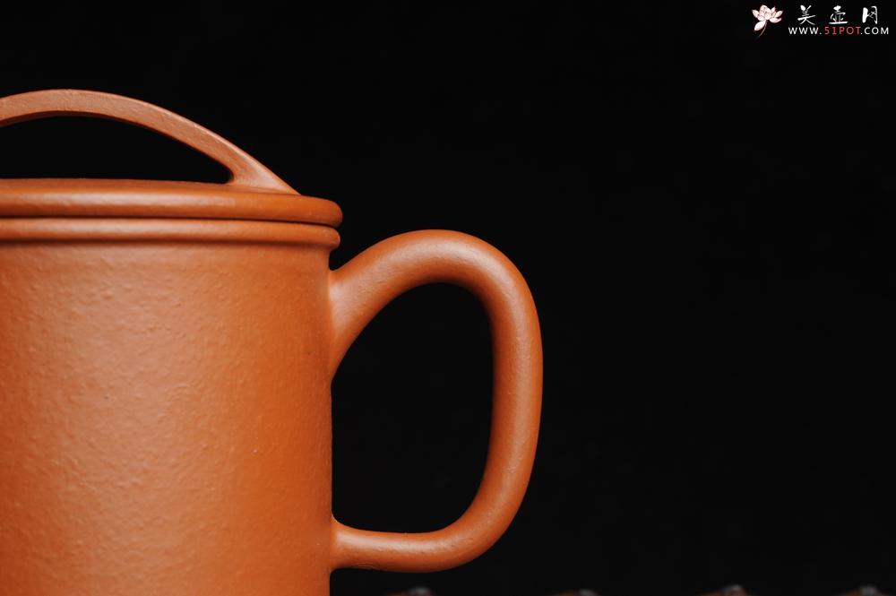紫砂壶图片：优质赵庄朱泥 精品全手工汉瓦 端庄秀雅 大口实用 出水暴爽 - 美壶网