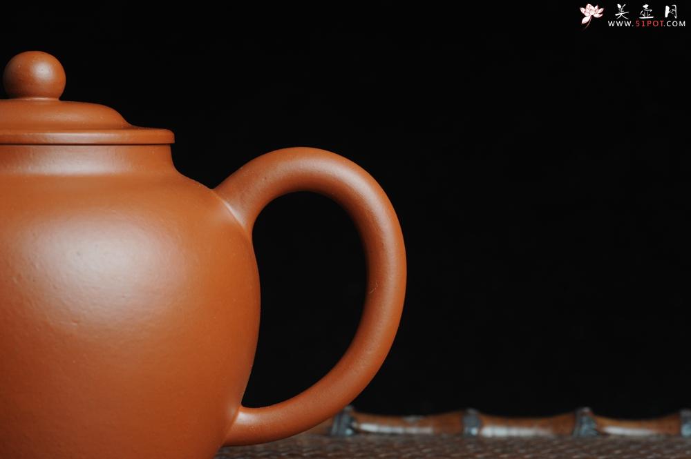 紫砂壶图片：美壶特惠 非铁红色素泥 优质朱泥古莲子 - 美壶网