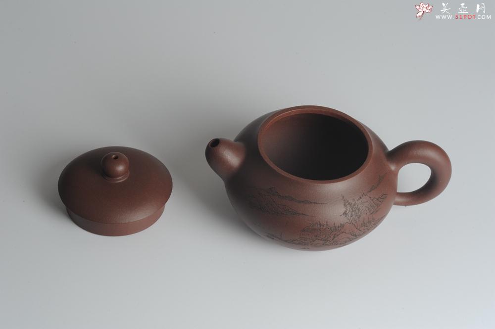 紫砂壶图片：美壶特惠 做工精致山水道洪圆珠 饱满漂亮 出水暴爽  - 美壶网