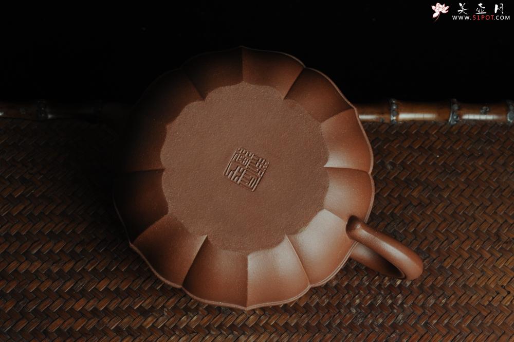 紫砂壶图片：全手工精品合菱 筋囊力作 难度大 - 美壶网