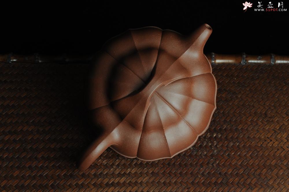 紫砂壶图片：全手工精品合菱 筋囊力作 难度大 - 美壶网