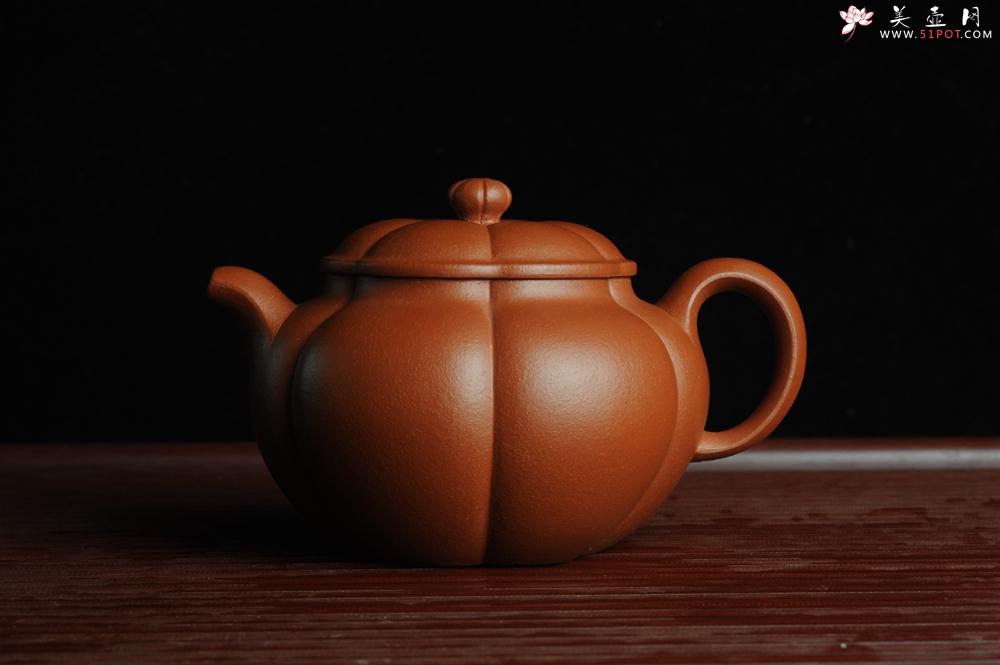 紫砂壶图片：美壶特惠 优质朱泥筋囊器漠上花开 做工精致 仅此一只 - 美壶网