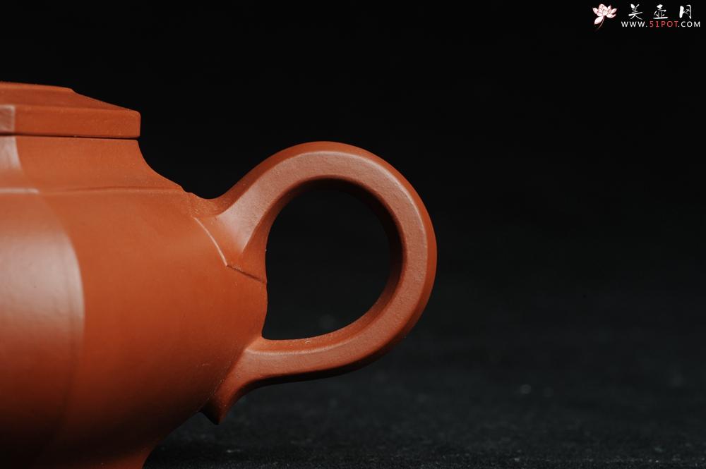 紫砂壶图片：用心之作 优质朱泥全手工大彬六方 工料超好 - 美壶网