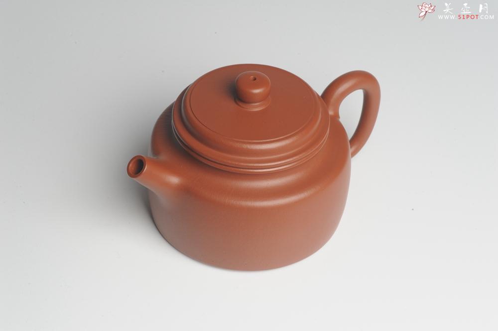 紫砂壶图片：正宗小煤窑朱泥 全手工大亨德中 隽秀文气 - 美壶网