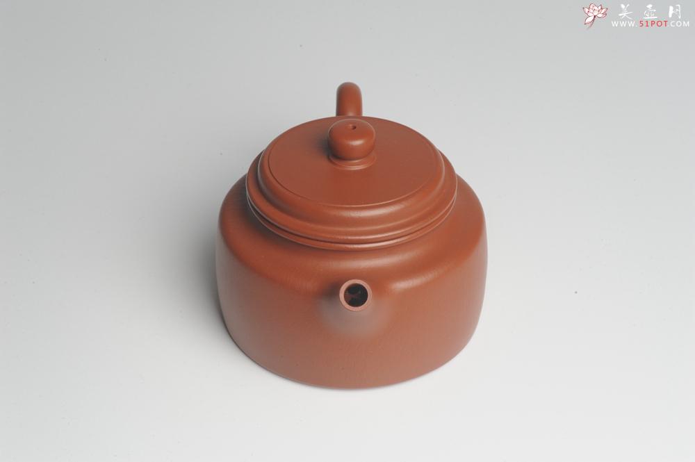 紫砂壶图片：正宗小煤窑朱泥 全手工大亨德中 隽秀文气 - 美壶网