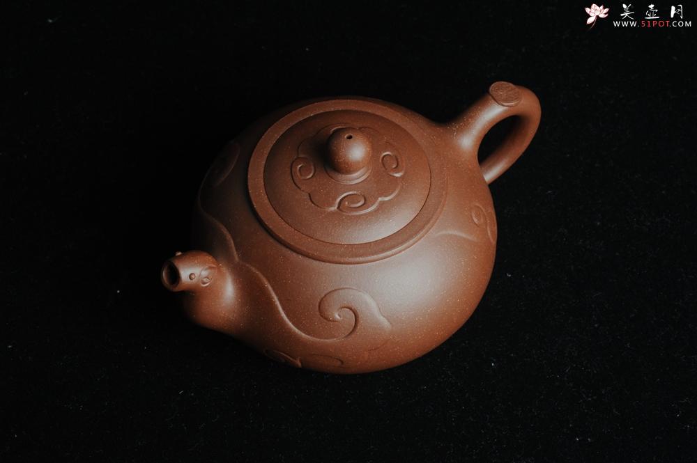 紫砂壶图片：美壶特惠 原创祥云纳福壶 - 美壶网