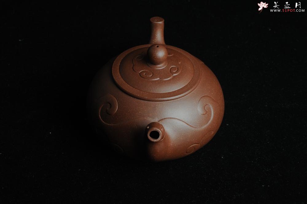 紫砂壶图片：美壶特惠 原创祥云纳福壶 - 美壶网