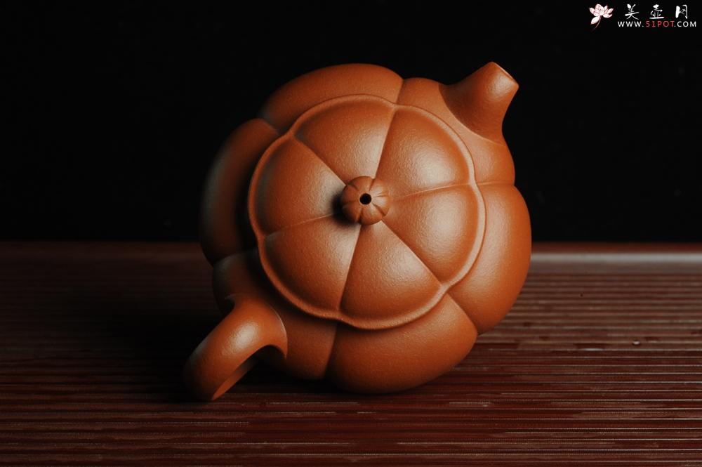紫砂壶图片：美壶特惠 优质朱泥筋囊器漠上花开 做工精致 仅此一只 - 美壶网