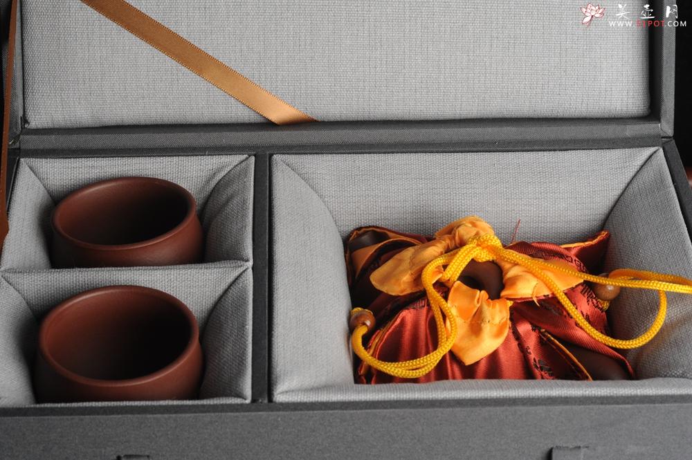 紫砂壶图片:美壶特惠 经典平盖小石瓢 满瓢(景舟石瓢)装饰竹子 泥料超好高档包装 做工灰常精致 - 美壶网