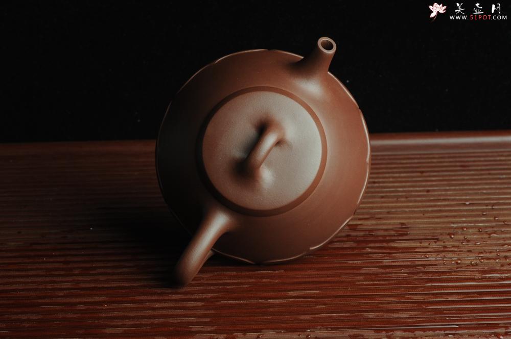 紫砂壶图片：美壶特惠 精致莲花石瓢 茶人醉爱 - 美壶网
