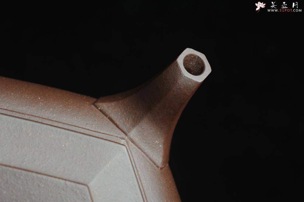 紫砂壶图片：美壶回馈壶友特惠 老紫泥精致全手工大彬六方 - 美壶网