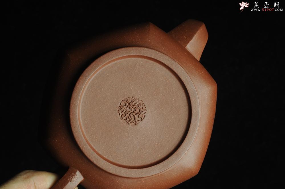 紫砂壶图片：美壶特惠 六方龙樽 刻绘山水 浑厚大气 - 美壶网