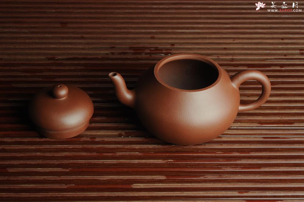 紫砂壶图片：美壶特惠 全手工精品秀雅梨形壶 茶人醉爱 - 美壶网