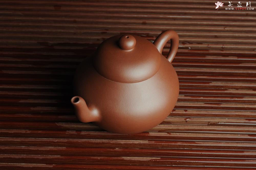 紫砂壶图片：美壶特惠 全手工精品秀雅梨形壶 茶人醉爱 - 美壶网