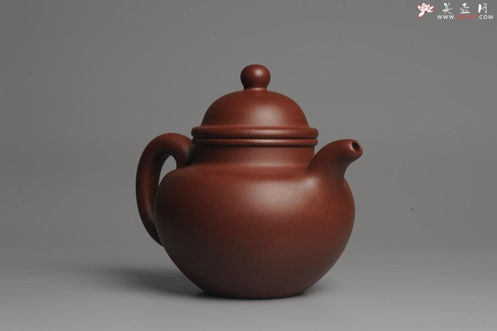 紫砂壶图片：油润底曹青 全手工寿珍掇球 深得老味 做工灰常好 请君细品 作品说话  - 美壶网