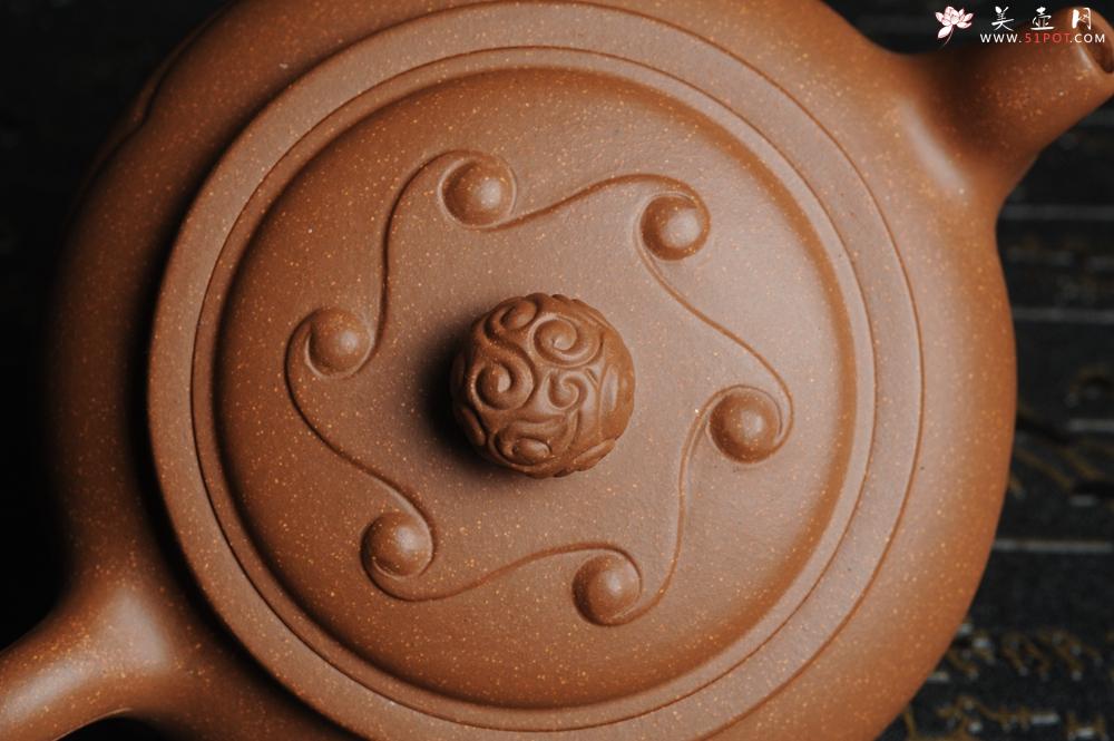 紫砂壶图片:美壶特惠 原创三足如意壶 嵌盖难度大 油润降坡泥 做工超精致 - 美壶网