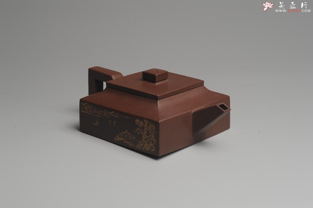 紫砂壶图片：美壶特惠 全手工精品方山逸士 线条流畅 - 美壶网