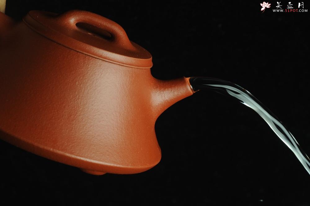 紫砂壶图片：美壶特惠 优质朱泥调砂础瓢壶 做工精致 端庄秀雅 - 美壶网