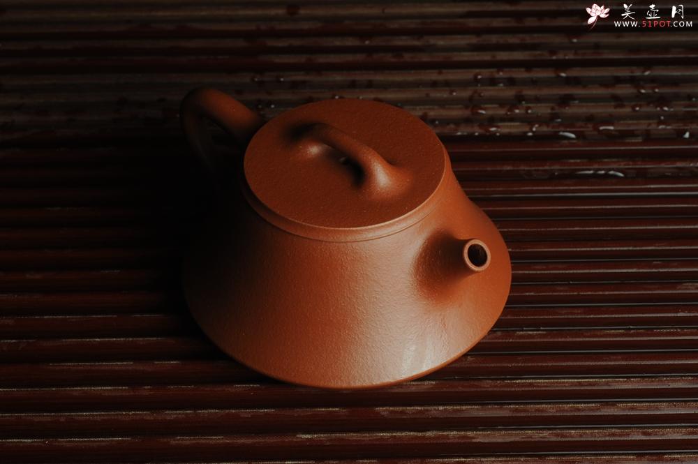 紫砂壶图片：美壶特惠 优质朱泥调砂础瓢壶 做工精致 端庄秀雅 - 美壶网