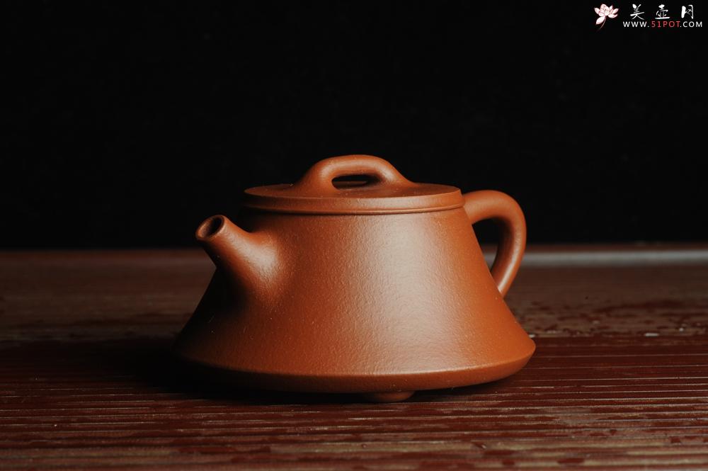 紫砂壶图片：美壶特惠 优质朱泥调砂础瓢壶 做工精致 端庄秀雅 - 美壶网